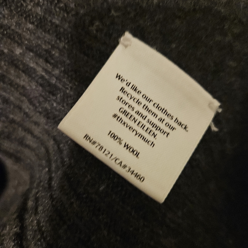 Eileen Fisher 100% Wool Cardigan - Picture 7 of 7
